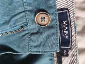 Pantaloni Maine New England Regular Chino Trousers for Men Size 32S, 30'', 76cm