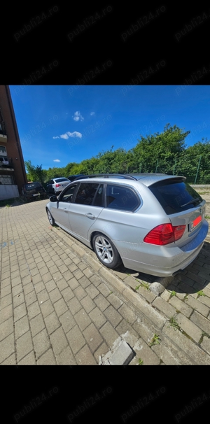 Vand BMW 318 Turing  E91 automata ,piele,an 2009,scaune sport recaro - imagine 5