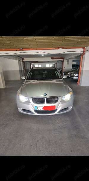 Vand BMW 318 Turing  E91 automata ,piele,an 2009,scaune sport recaro - imagine 2