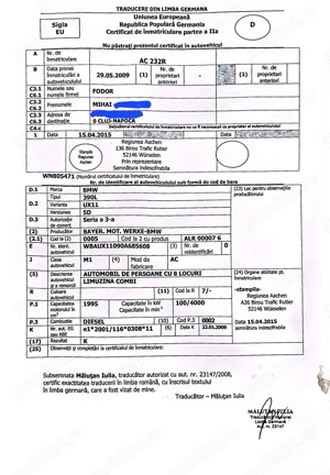 Vand BMW 318 Turing  E91 automata ,piele,an 2009,scaune sport recaro - imagine 7