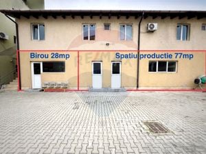 Spatiu de productie si birouri - compartimentat laborator patiserie