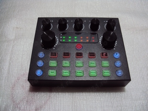 Placa de sunet multifunctionala V8, Bluetooth, mixer cu 10 efecte sonore - imagine 4