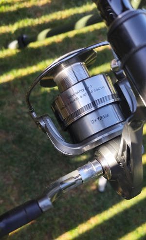 Set 4 Lansete Carbon 3, 90m, 3 Segm, 4 Mulinete Tambur 8000, Rod Pod, Senzori - imagine 2