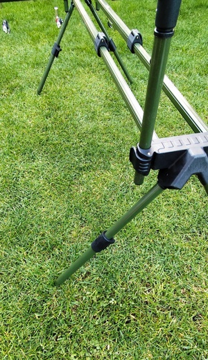 Set 4 Lansete 3,90 m, 3 Segm, Mandrina Metalica, 4 Mulinete G 65 cu Baitrunner, Rod Pod, Senzori - imagine 5