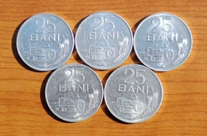 Lot 1 leu 1966, 25 bani 1982 (15 monede) - imagine 3