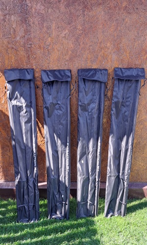 Set Pescuit , 4 Lansete 3, 90m, 3 Segm, 4 Mulinete Glamour 7000, Rod Pod Echipat - imagine 3