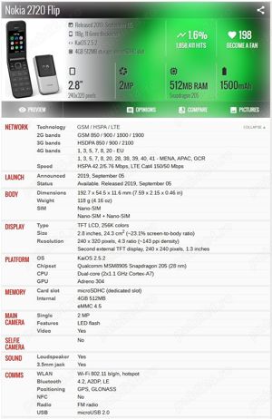 Nokia 2720 Flip, Dual SIM, 4G - imagine 3