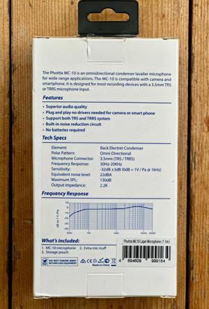 Microfon lavaliera Phottix MC10 - imagine 4