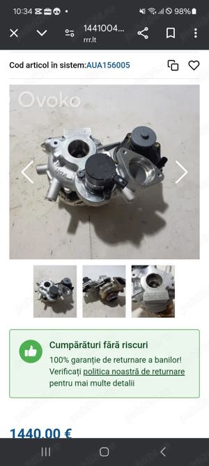 Turbina Renault garrett noua complecta  - imagine 2