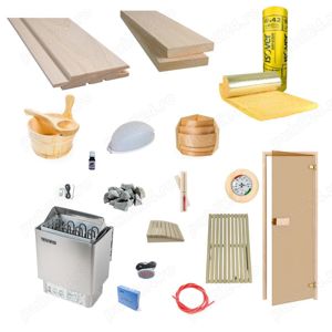 Kit constructie sauna uscata Waincris Elite 2 2,5 2,5 2,1m