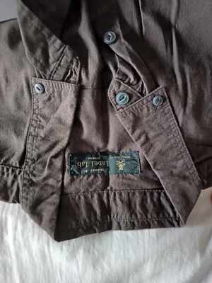 Camasa Label Lab London Mens Button Down Shirt Adults Long Sleeve Check Size M - imagine 4