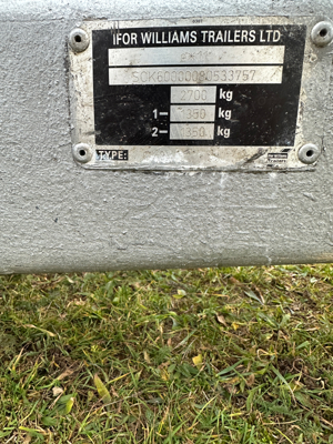 Ifor Williams remorca excavator 2.7 tone - imagine 2