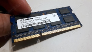Memorie Ram laptop Elpida 2GB, 2Rx8, PC3, DDR3, - imagine 2