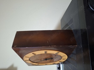 Ceas vechi de masa semneu mecanic Becna Vesna URSS CCCP anii 70 - imagine 3