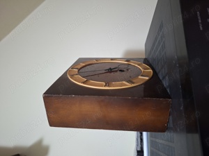 Ceas vechi de masa semneu mecanic Becna Vesna URSS CCCP anii 70 - imagine 4