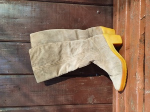 Vand cizme din piele întoarsă 38,5 - imagine 5