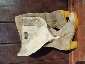 Vand cizme din piele întoarsă 38,5