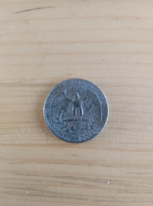 Moneda de colecție Eruare Quarter Dollar 1965 USA - imagine 3