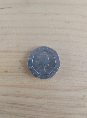 Moneda de colecție twenty pence1991 Elizabeth a doua 