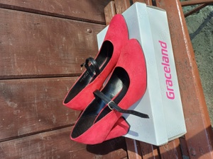 Vand pantofi roșii, cu toc 39 Graceland