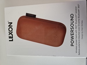 Baterie externa wireless cu boxa bluetooth integrata Lexon Powersound