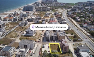 OCAZIE!Teren intravilan Mamaia Nord (pe partea cu marea),600 mp + proiect boutique hotel P+2. - imagine 2