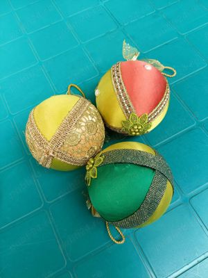 Vând globuri hand made textil - imagine 3