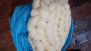 Lana fir gigant 2kg gri lână fir mare - imagine 2