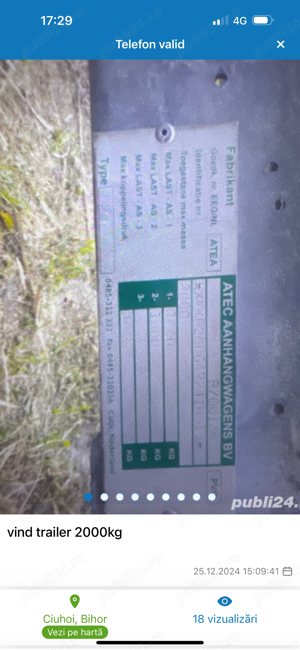 trailer 2000kg - imagine 2