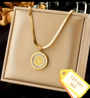 Vând bijuterii placate cu aur de 18k,  - imagine 3