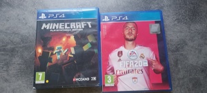 Jocuri PS 4 FIFA 2020 și minecraft