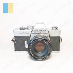 Minolta SR-T 201 cu obiectiv Minolta MC Rokkor-PF 50mm f 1.7