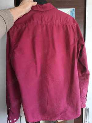  Camasa Jack Wills Purple Shirt Simpla Eleganta Rosu Size S - imagine 3