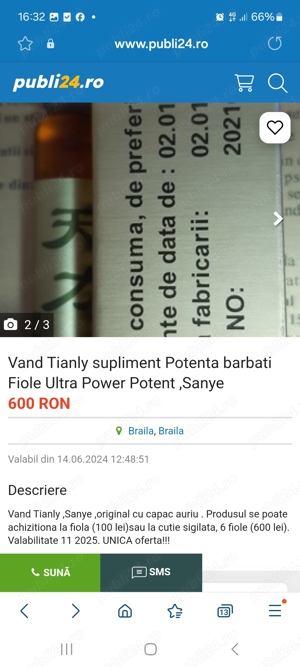 Vand Tianly original capac auriu in stoc pt barbati - imagine 2