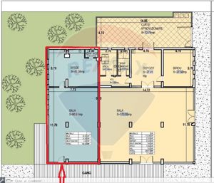 Spatiu comercial 134 mp, zona Tudor Vladimirescu