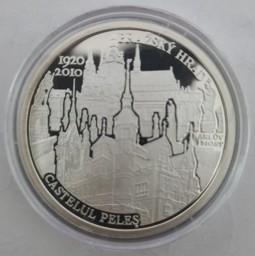 Moneda BNR Argint - 2010 - 90 ani de relatii diplomatice dintre Romania si Cehoslovacia - imagine 3