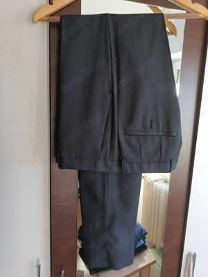  Pantaloni Hugo Boss Lenon Regular Fit Wool Blend Suit Trousers Size 46 Lana - imagine 5