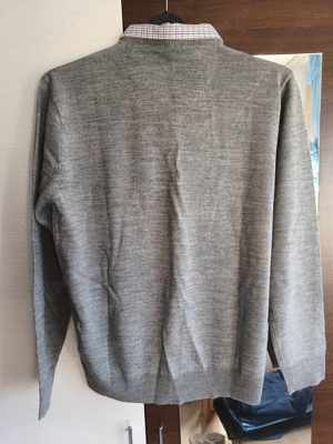 Pulover Noroze V Neck Pullover Sweater Slim Fit Casual Dress Sweater Lightweight - imagine 5