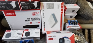 Sistem supraveghere video audio NOU Hikvision FullHD cu monitor - imagine 3