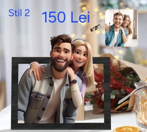 Tablou personalizat prin AI handmade - imagine 4