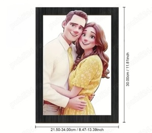 Tablou personalizat prin AI handmade - imagine 3