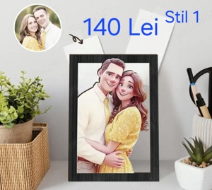 Tablou personalizat prin AI handmade - imagine 2