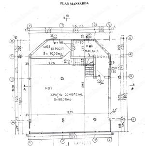 Spațiu comercial stradal DN3   Suprafață utila 328 mp   P+E+M - imagine 2