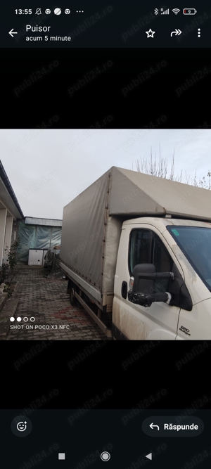Vând schelet metalic cu prelată Fiat Ducato,Peugeot  - imagine 5