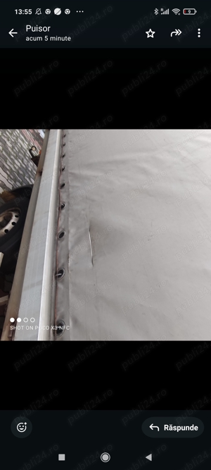 Vând schelet metalic cu prelată Fiat Ducato,Peugeot  - imagine 8