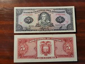 Vand bancnote din Ecuador