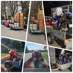 Transport diverse - transport moto - atv  remorca 750 kg