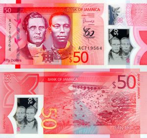  Lot 4 bancnote JAMAICA unc