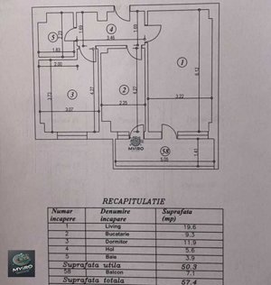 Comision 0% / Apartament nou 2 camere 57mp + parcare, boxa HighClass Titan - imagine 8