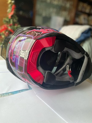 Casca Icon Airflite Synthwave + Viziera Icon Fliteshield Dark Smoke - imagine 3